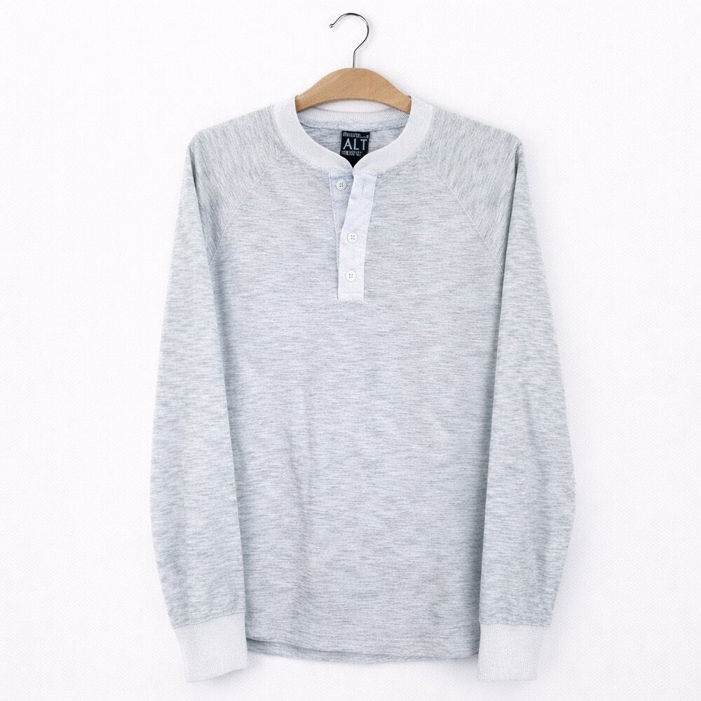 GAP | Powder Blue Striped Jersey Long Sleeve Tee – Men’s XS
